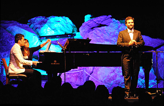 Afinación en el Auditori Bocana, Port d'Aiguadolç, Sitges