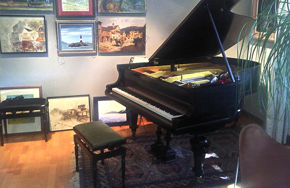 Afinación del Piano Blüthner modelo 4 “Keiser Wilheim II”